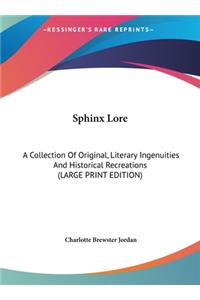 Sphinx Lore