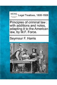 Principles of Criminal Law