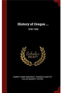 History of Oregon ...