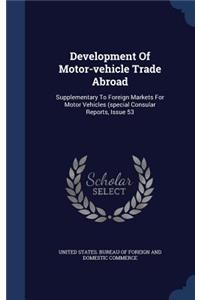 Development Of Motor-vehicle Trade Abroad