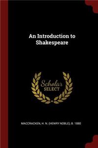 An Introduction to Shakespeare