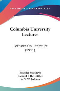 Columbia University Lectures