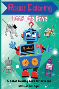 Robot Coloring Book for Boys