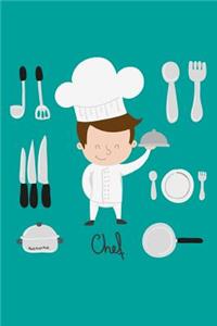 Blank Recipe Book: Chef