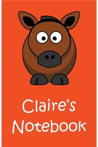 Claire's Notebook