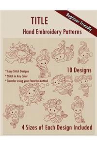 Cute Mermaids Hand Embroidery Patterns