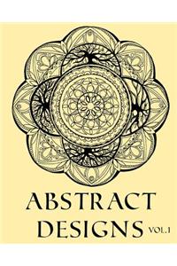 Abstract Designs Adult Coloring Book Colouring 58 Stars Mandalas & Other Designs