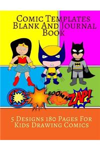 Comic Template Blank And Journal Book