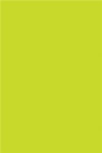 Electric Lime Notebook: 150 Dot Grid Pages