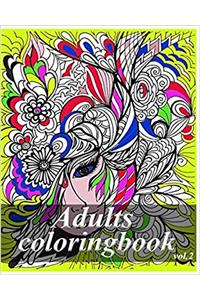 Adult Coloring Book: Coloring Book: 2
