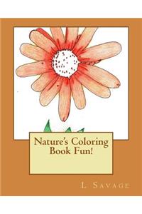 Nature's Coloring Book Fun!