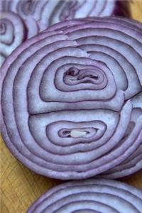 Sliced Purple Onion Vegetable Journal