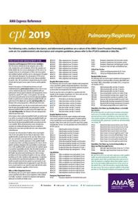 Erc-CPT 2019 Pulmonary/Respiratory