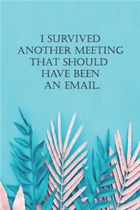 I Survived Another Meeting That Should Have Been An Email.