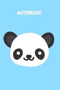 Baby panda kids Notebook [Lined] [6x9] [110 pages]