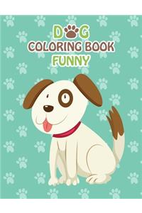 Dog Coloring Book Funny
