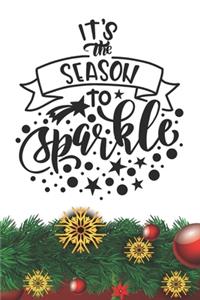 It's the Season to Sparkle Notebook