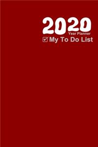 2020 - 2021 Year Planner