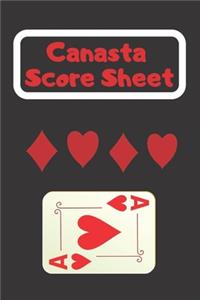 Canasta Score Sheets