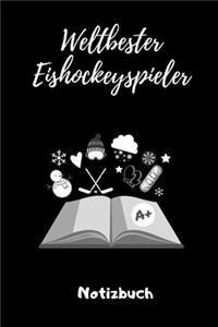 Weltbester Eishockeyspieler Notizbuch