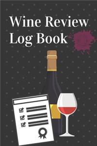 Professional Wine Review Log Book