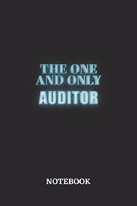 The One And Only Auditor Notebook