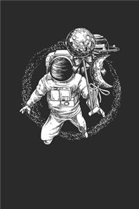 Astronaut With Candy Planets