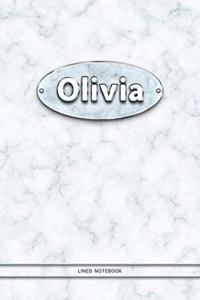 Olivia - Lined Notebook
