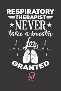 Respiratory Therapist never take a breath for granted