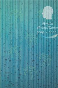 Planner weekly monthly: Simple planner 2019-2020