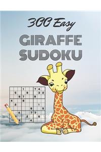 300 Easy GIRAFFE SUDOKU