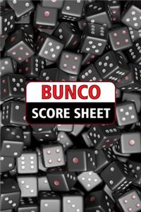 Bunco Score Sheet