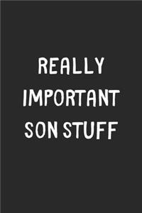 Really Important Son Stuff