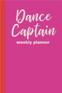 Dance Captain Weekly Planner