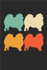 Pomeranian Notebook - Retro Pomeranian Journal - Vintage Pomeranian Diary