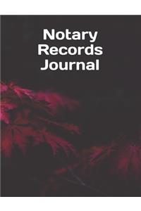 Notary Records Journal