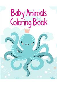 Baby Animals Coloring Book