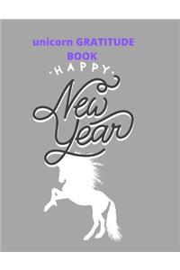 gratitude book gift unicorn