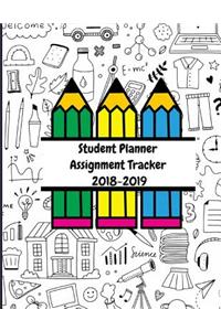 Student Planner Assignment Tracker 2018-2019