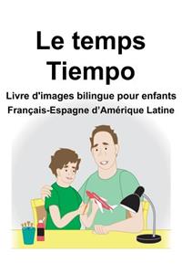 Français-Espagne d'Amérique Latine Le temps/Tiempo Livre d'images bilingue pour enfants
