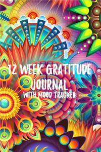 12 Week Gratitude Journal with Mood Tracker