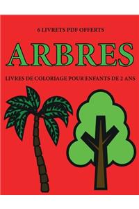 Livres de coloriage pour enfants de 2 ans (Arbres)