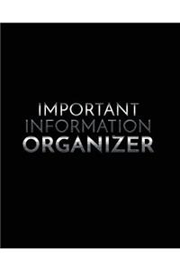 Important Information Organizer