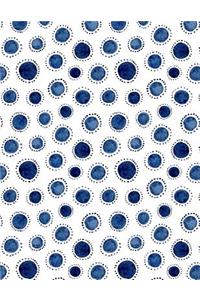 Big Fat Journal Notebook Indigo Blue Ink Design