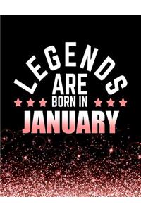 Legends Are Born In January