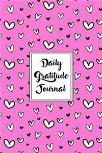 Gratitude Journal Scribbly Hearts Pattern 6
