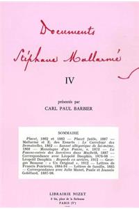 Documents Stephane Mallarme IV