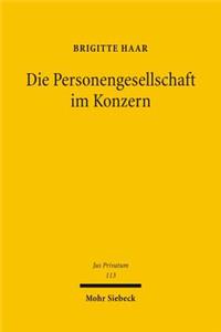 Die Personengesellschaft im Konzern