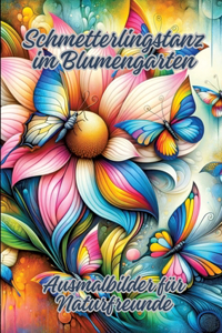 Schmetterlingstanz im Blumengarten