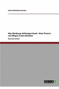 Aby Warburgs Schlangenritual - Eine Theorie von Magie in den Künsten